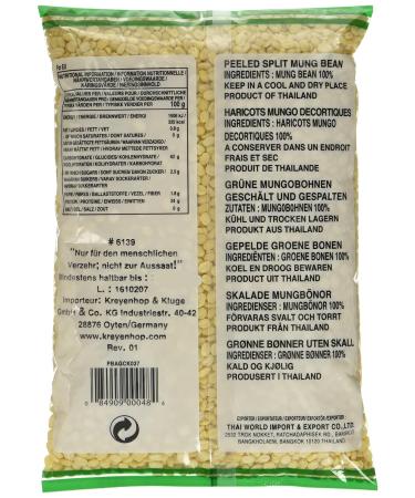 Cock Mung Beans - Green Mung Beans (Pack of 5 5 x 400g) | International Shipping Available - Buy Online on GoSupps.com