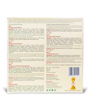 Buy Nature's Care Fruit Facial Kit with AHA & Skin Serum Healthy Skin Solution | International Shipping - Buy Online on GoSupps.com