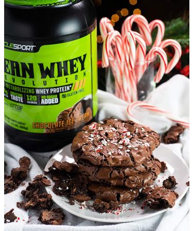 MuscleSport Lean Whey Revolution Protein Powder - 25g Whey Protein Isolate - Low Calorie, Low Carb, Low Fat - Delicious Chocolate Ice Cream Flavor - 2lb (Pack of 1) - Buy Online on GoSupps.com