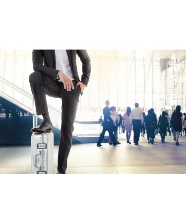 JOBST forMen Ambition Knee High Compression Socks - 20-30 mmHg SoftFit Technology Ribbed Dress Style Closed Toe - Black - Buy Online on GoSupps.com