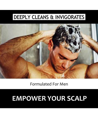Natural Men's Shampoo & Conditioner Set for Daily Hair Care - Deep Cleansing, Itchy Scalp Care, Strengthening, Paraben & Sulfate Free - Buy Online on GoSupps.com