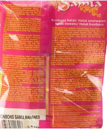 Samia Halal Banana Gummies 200 g Pack of 12 - Buy Online on GoSupps.com