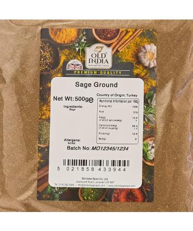 Old India Sage Ground 500g - Premium Quality Spice for Culinary Delights - Buy Online on GoSupps.com