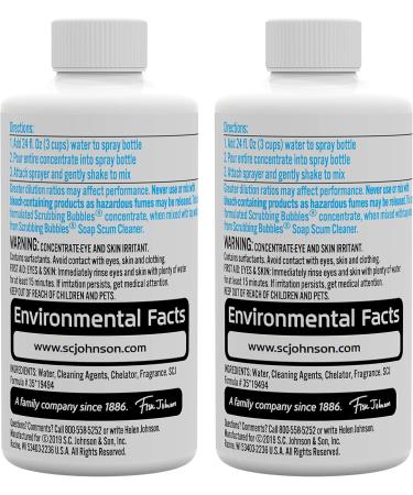 Scrubbing Bubbles Multi-Surface Bathroom Cleaner Concentrate - 2.9 oz Refill Bottles (Pack of 1) - Effective Convenient & Eco-Friendly Cleaning Solution for a Sparkling Bathroom - Buy Online on GoSupps.com