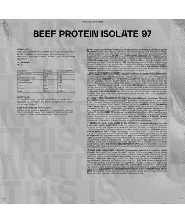 Bulk Beef Protein Isolate 97 - Banana Fudge Protein Shake (1 kg) | International Shipping Available - Buy Online on GoSupps.com