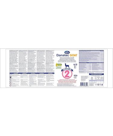 DANALAC Goat Milk Formula Stage 2 - Advanced Baby Milk Powder for Toddlers - 800g (Pack of 1) - Buy Online on GoSupps.com
