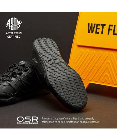 Avia Focus Black Non Slip Women's Comfort Shoes for Work, Nursing, Restaurants & Walking - Size 7.5 - Buy Online on GoSupps.com