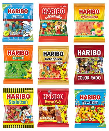 HARIBO Haribo Mixed Bags of 9 | For parties children's birthdays or as a gift | 1545 g
