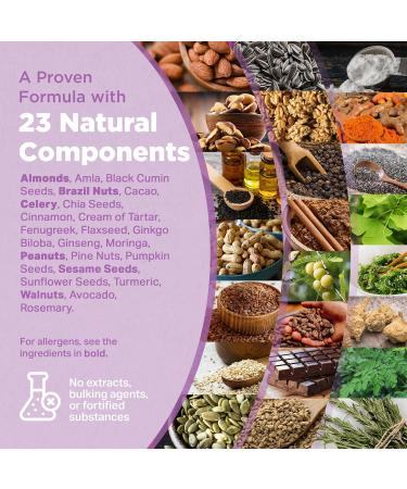 Strength & Spices Memory Booster and Focus Supplement with Ginkgo Biloba and 22 Super Ingredients Plant-Based Brain Supplement for Memory Clarity and Alertness 1000mg 60 Capsules - Buy Online on GoSupps.com