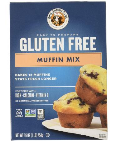 King Arthur, Mix Muffin GF, 16 OZ (Pack of 6)