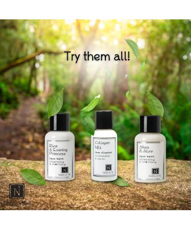 Nabila K Rice & Evening Primrose Face Wash Cleansing and Soothing Reduces Inflammation All Skin Types 2.4 fl oz Rice & Evening Primose 2.4 Fl Oz (Pack of 1) - Buy Online on GoSupps.com