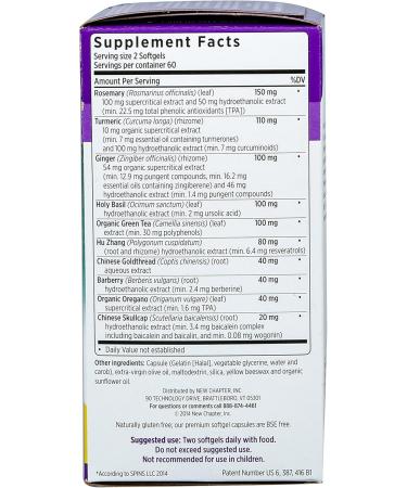 New Chapter Zyflamend Whole Body - 120 ct - Buy Online on GoSupps.com