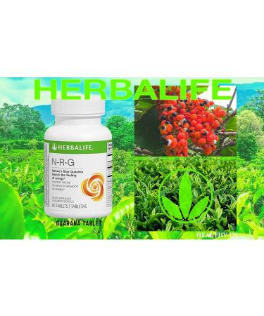 N-R-G Nature's Raw Guarana 60 Tablets - Gluten-Free Energy Boost Supplement - Buy Online on GoSupps.com