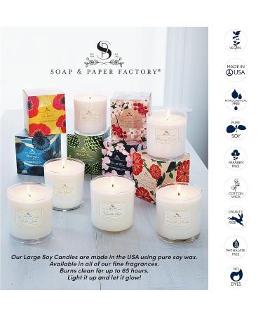 Large Soy Candle - Flowering Currant 9.5 oz | Soap & Paper Factory | International Shipping Available - Buy Online on GoSupps.com