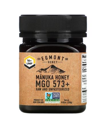 Egmont Honey Manuka Honey Raw And Unpasteurized 573+ MGO 8.82 oz (250 g)