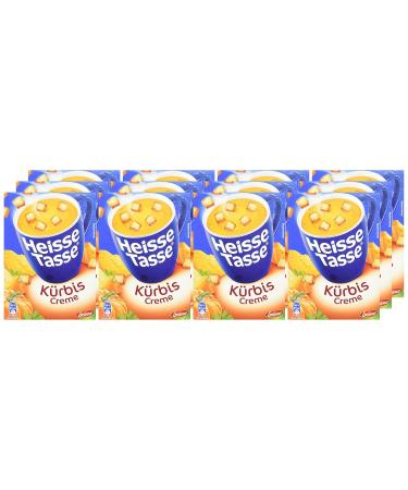 Hot Pumpkin Cream Soup - 12 Bags (0.15L Each) with Croutons | International Shipping - Buy Online on GoSupps.com