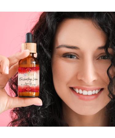 Yoni Oil - Organic Massage & Daily Ritual Moisture for Love | Vegan Romantic Spell & Invocations to Attract Partner | Natural Beauty & Passion Oil - Buy Online on GoSupps.com