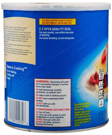 Crisco All-Vegetable Shortening 48 oz - Premium Quality for Baking and Cooking - Buy Online on GoSupps.com