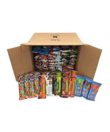 Healthy Bar Snack Mix - Sweet and Salty Granola Bar Variety Pack - Nature Valley, Kashi, Quaker - 72 Bar Bundle 72 Count (Pack of 1)
