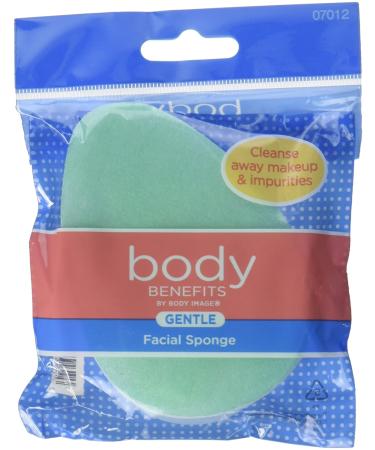 Body Benefits Gentle Exfoliating Facial Scrub Sponge - Pack of 6 | Improved Facial Cleansing & Healthier Look - Buy Online on GoSupps.com