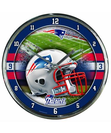 Collections Etc NFL Football Team Chrome Plated New England Patriots
