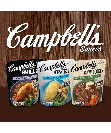 Campbell's Skillet Sauces Shrimp Scampi 11oz Can - Pack of 6 | Delicious Seafood Dish - Buy Online on GoSupps.com