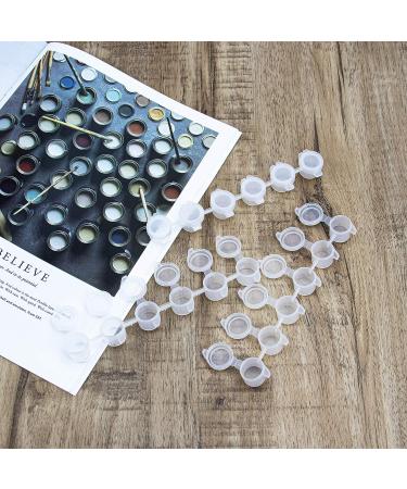 AUEAR Mini Empty Paint Pot Pod Strips with Lids - 10 Strips, 60 Pots - Arts Crafts Storage Containers - 3ml / 0.1oz - Ideal for Schools and Painterly Paint Eye Primer - Buy Online on GoSupps.com