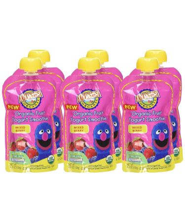 Earth's Best Organic Mixed Berry Fruit Yogurt Smoothie - 6 Pack - Buy Online on GoSupps.com