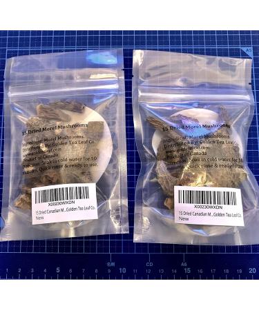 Dried Canadian Morel Mushrooms - 15 Small Size Pieces - Buy Online on GoSupps.com