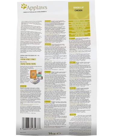 Applaws Grain-Free Chicken Dry Cat Food for Adults & Seniors - Natural 2kg Pack - Buy Online on GoSupps.com