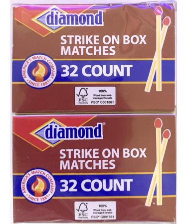 GreenLight Diamond Strike Box Matches 32 Count - Pack of 10 | Original Version - Buy Online on GoSupps.com