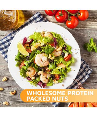 Oh! Nuts Dry Roasted Salted Cashews - Fresh, Healthy Protein Snacks | 3-Lb. Resealable Bulk Bag | Vegan, Gluten-Free, Paleo & Keto Friendly | Snack Food for Nut Lovers - Buy Online on GoSupps.com