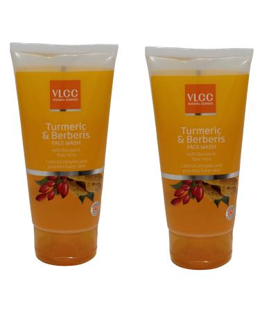 VLCC Turmeric & Berberis Face Wash Combo Pack of 2 (150 ml2)