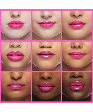 HJuyYuah Hydrating Lip Glow Oil Plumping Lip Tint 6ML (#05) - Non-Sticky | Transparent Lip Care Oil with Big Brush Head for Glitter Shine Primer - Buy Online on GoSupps.com