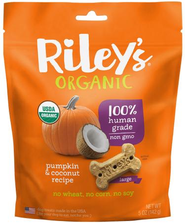 Riley'S Organics Pumpkin & Coconut Recipe Dog Treats