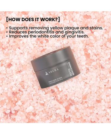 ABERA Teeth Whitening Black Pearl Powder - Stain Reduction, Enamel Protection, Bright Smile - 1.06 oz - Buy Online on GoSupps.com