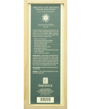 Eminence Sun Defense Minerals SPF 30 - 8g Translucent | Natural Sunscreen - Buy Online on GoSupps.com