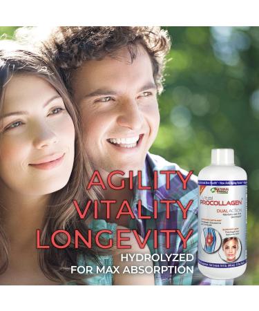 Natural Energy Vital Procollagen - Liquid Hydrolyzed Collagen Protein with Hyaluronic Acid and Glucosamine Chondroitin Sulfate Anti-Aging Factor for Men and Women 16oz |New Snickerdoodle Flavor| 2 - Buy Online on GoSupps.com