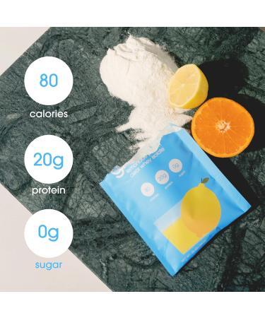 GRAMMS Clear Protein Powder Packets 20G Protein Sample Packets Variety Flavors for Women & Men | Lactose Free Grass-Fed Whey Isolate Gluten Free Zero Sugar Gut Friendly Non-Bloating(9 Pack) - Buy Online on GoSupps.com