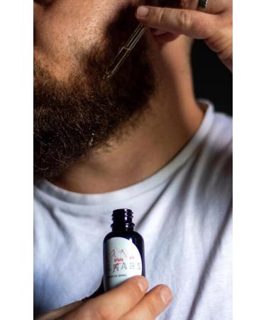MOLFAR S Carpatian Handmade Eco Beard Oil - 100% Pure Hydrating Formula with Pumpkin Dogrose & Grape Seed Oils - Ideal for All Beard Types - 1.01 fl oz - Buy Online on GoSupps.com