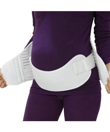 Buy NEOtech Care Maternity Belt - Pregnancy Support for Waist Back and Abdomen - Comfortable Belly Brace (White Size M) | International Shipping Available - Buy Online on GoSupps.com
