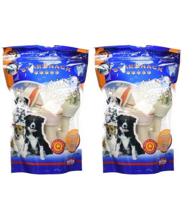 Nobby White'n Tasty Chewing Knots - Colorful Dog Treats (10-11.5 cm 150g 5 pcs) | International Shipping - Buy Online on GoSupps.com
