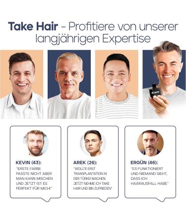Take Hair Beard Dye 100% Waterproof | 4g Powder for a Fuller Beard | Gray Coverage | Thickening - Buy Online on GoSupps.com
