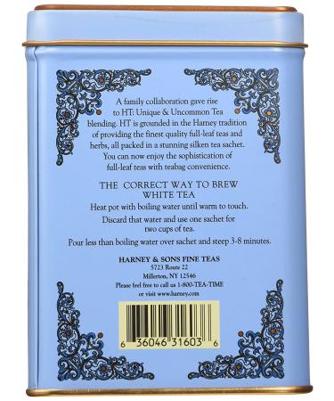 Harney & Sons Winter White Earl Grey Tea - 20 Sachets (0.9 oz) | Premium Flavor & Aroma - Buy Online on GoSupps.com