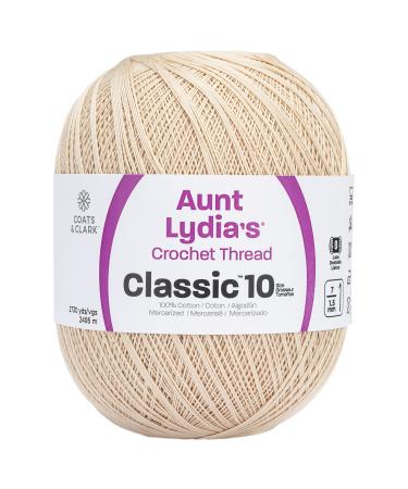 Aunt Lydia 153.0226 Jumbo Crochet Cotton  Natural