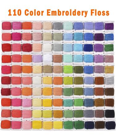 Peirich Embroidery Floss Cross Stitch Supplies Kit with Organizer Box - Perfect Gift for Halloween, Christmas, Birthday - Buy Online on GoSupps.com