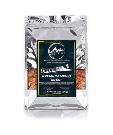 Aloha Right Now Premium Mixed Arare Rice Crackers - Japanese Hawaiian Snack Mix 1LB - Buy Online on GoSupps.com