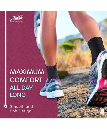 Ankle Brace for Plantar Fasciitis Relief | Compression Foot Sleeve for Tendonitis & Achilles Support - Large Size for Men & Women - Buy Online on GoSupps.com