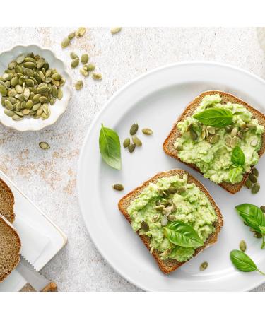 Yupik Raw Pumpkin Seeds No Shell 450 g GMO-Free Gluten-Free Kosher Shelled Pepitas Salt-Free Oil-Free Plant-Based Protein Source of Fiber Healthy Snacks Ideal for Baking & Topping Raw Pumpkin Seeds Shelled Kernels 450 g - Buy Online on GoSupps.com