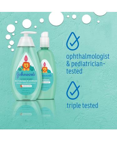 Johnson's No More Tangles 2-in-1 Detangling Shampoo & Conditioner for Kids | Gentle Tear-Free Hypoallergenic | 20.3 fl. oz - International Shipping Available - Buy Online on GoSupps.com